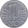 Монета. Австрия. 10 грошей 1963 год. ав.