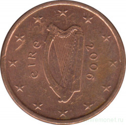 Монета. Ирландия. 1 цент 2006 год.