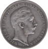 Монета. Германская империя. Пруссия. 3 марки 1910 год. ав.
