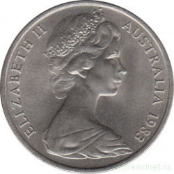 Монета. Австралия. 10 центов 1983 год.