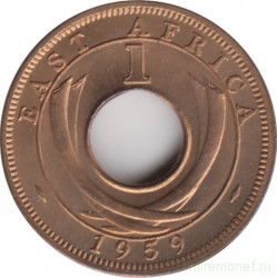 Монета. Британская Восточная Африка. 1 цент 1959 год. (KN).