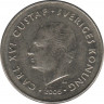 Монета. Швеция. 1 крона 2005 год. ав.