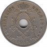 Монета. Бельгия. 25 сантимов 1913 год. BELGIE. ав.
