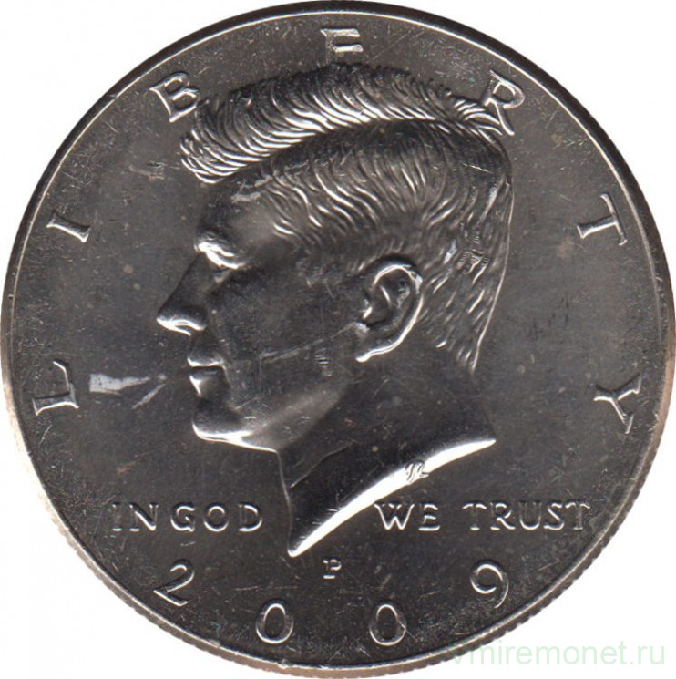 Монета. США. 50 центов 2009 год. Монетный двор P.