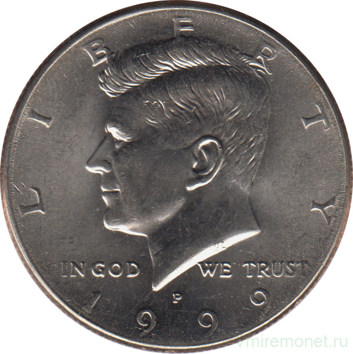 Монета. США. 50 центов 1999 год. Монетный двор P.