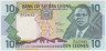 Банкнота. Сьерра-Леоне. 10 леоне 1988 год. ав.