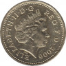 Монета. Великобритания. 1 фунт 2006 год. рев.