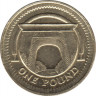 Монета. Великобритания. 1 фунт 2006 год. ав.