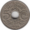 Монета. Франция. 5 сантимов 1926 год. ав.