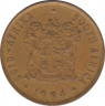 Монета. Южно-Африканская республика. 1 цент 1984 год. ав.