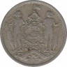 Монета. Британское Северное Борнео. 2 1/2 цента 1903 год. рев.