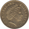 Монета. Новая Зеландия. 2 доллара 2002 год. рев.