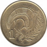 Монета. Кипр. 1 цент 1990 год. рев.
