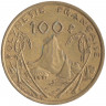Монета. Французская Полинезия. 100 франков 2007 год. 