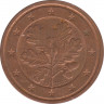 Монета. Германия. 2 цента 2010 год. (J). ав.