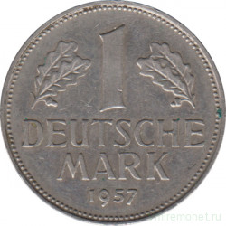 Монета. ФРГ. 1 марка 1957 год. Монетный двор - Мюнхен (D).