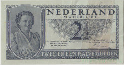 Банкнота. Нидерланды. 2.5 гульдена 1949 год. Тип 73.