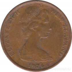 Монета. Новая Зеландия. 1 цент 1976 год.