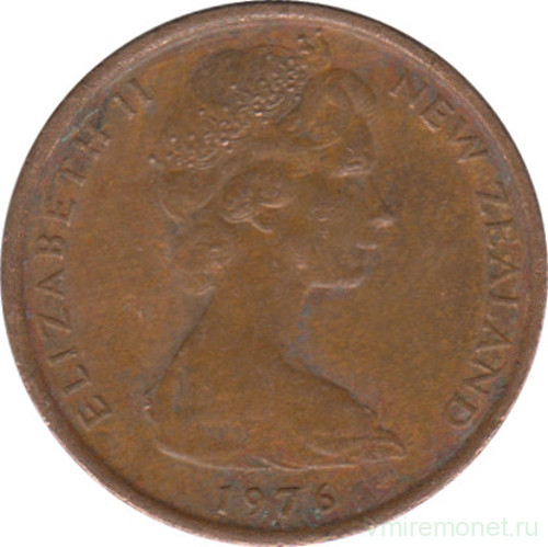 Монета. Новая Зеландия. 1 цент 1976 год.