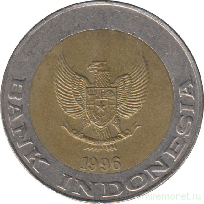 Монета. Индонезия. 1000 рупий 1996 год. 