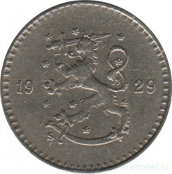 Монета. Финляндия. 25 пенни 1929 год.