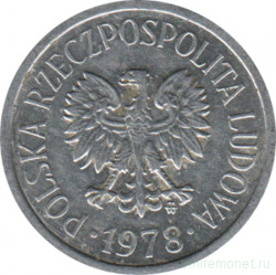 Монета. Польша. 10 грошей 1978 год.