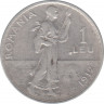 Монета. Румыния. 1 лей 1912 год. ав.