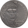Монета. США. 5 центов 2010 год. Монетный двор D. ав.