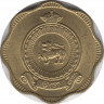 Монета. Цейлон (Шри-Ланка). 10 центов 1971 год. рев.