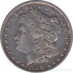 Монета. США. 1 доллар 1900 год. Монетный двор О.