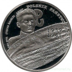 Монета. Польша. 10 злотых 2009 год. 70 лет польского правительства в изгнании.