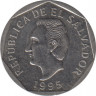 Монета. Сальвадор. 10 сентаво 1995 год. ав.