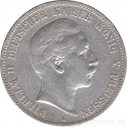 Монета. Германская империя. Пруссия. 5 марок 1903 год.