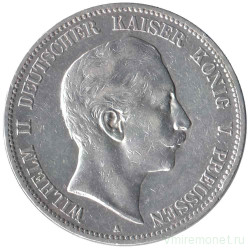 Монета. Германская империя. Пруссия. 5 марок 1903 год.