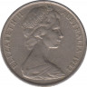 Монета. Австралия. 10 центов 1982 год. ав.
