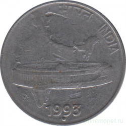 Монета. Индия. 50 пайс 1993 год.
