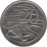 Монета. Австралия. 20 центов 2009 год. рев.