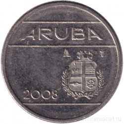 Монета. Аруба. 10 центов 2008 год.