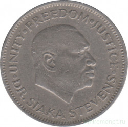 Монета. Сьерра-Леоне. 20 центов 1978 год.