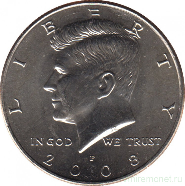 Монета. США. 50 центов 2008 год. Монетный двор P.