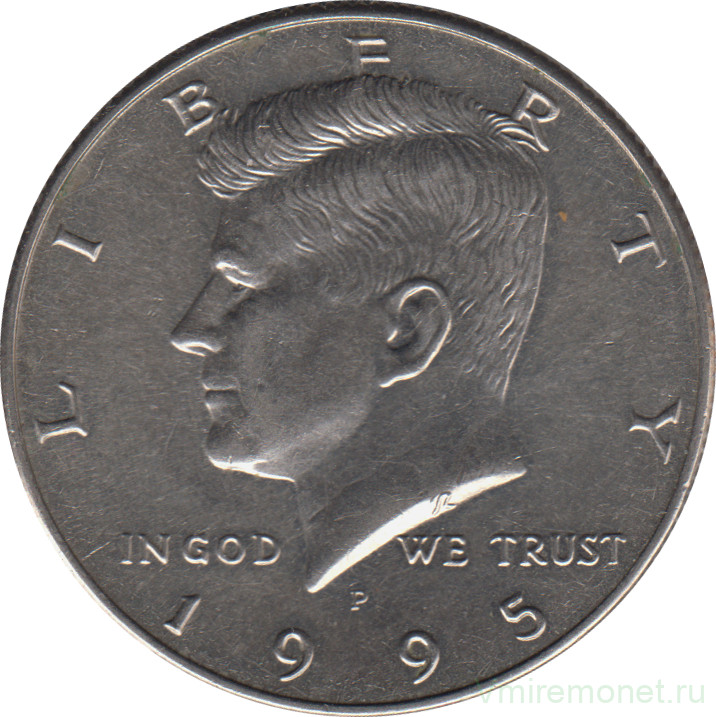 Монета. США. 50 центов 1995 год. Монетный двор P.