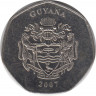 Монета. Гайана. 10 долларов 2007 год. рев.