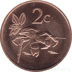 Монета. Токелау. 2 цента 2017 год.