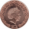 Монета. Токелау. 2 цента 2017 год. ав.