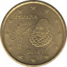 Монета. Испания. 10 центов 2016 год. ав.