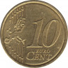 Монета. Испания. 10 центов 2016 год. рев.