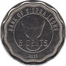 Монета. Сьерра-Леоне. 5 центов 2022 год. ав.