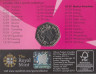 Монета. Великобритания. 50 пенсов 2011 год. XXX летние олимпийские игры Лондон 2012. Пятиборье. В блистере. рев.