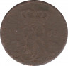 Монета. Польша. 1 грош 1765 год. g. ав.