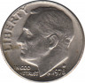Монета. США. 10 центов 1978 год. Монетный двор D. ав.
